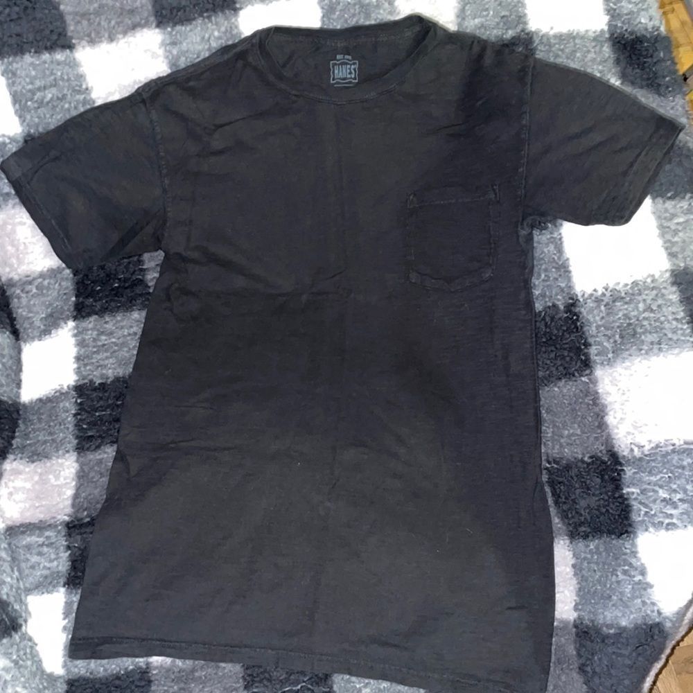 Hanes Small Cotton Black T Shirt